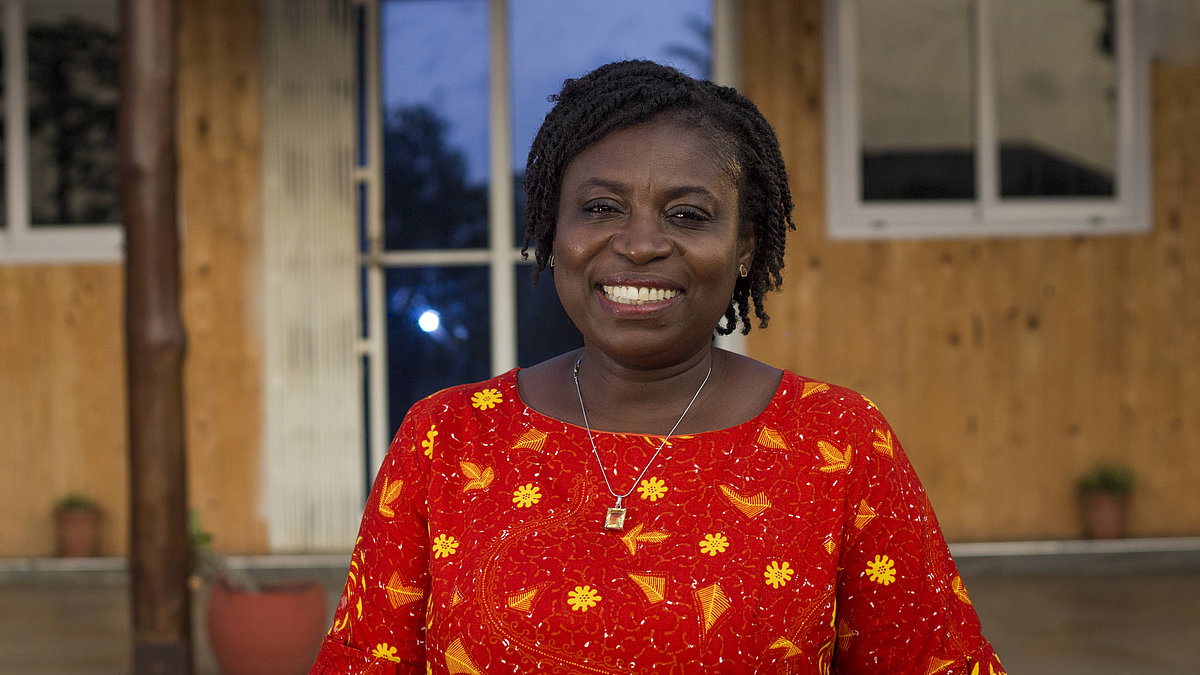 Photo: GIZ: Georgina Koomson, founder of Ideal Providence Farms