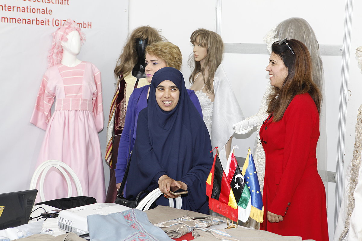 Photo: GIZ: Our work worldwide, Project Libya, international textile fair