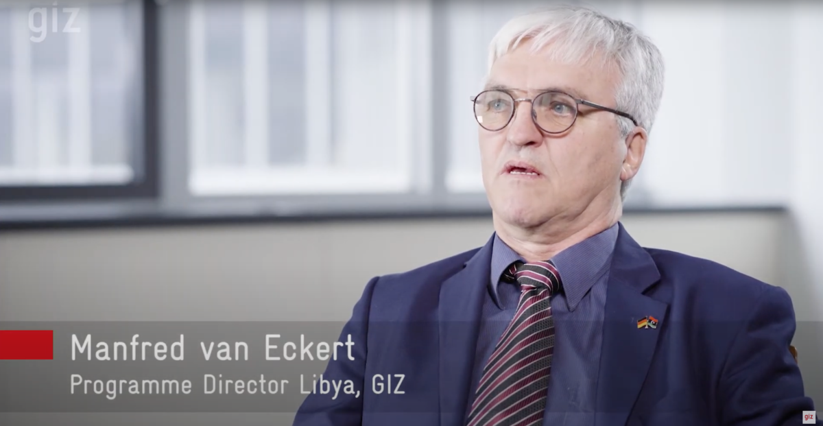 Video: GIZ: Manfred van Eckert, Programmdirektor Libyen