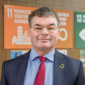 Portrait photo: Ingolf Dietrich Head of Directorate at the German Federal Ministry for Economic Cooperation and Development (BMZ)