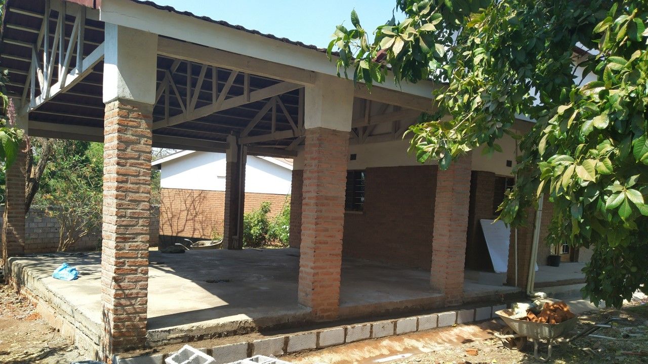 Photo: View of the renovation of the GIZ country office in Malawi