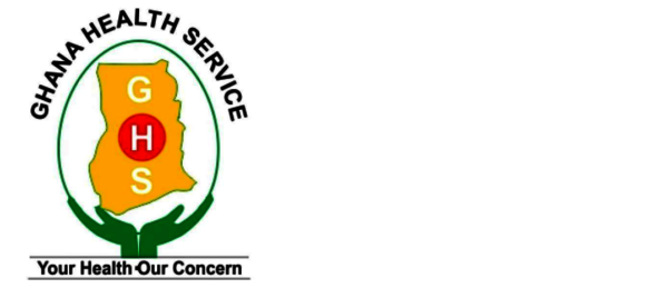 Logo: Ghana Health Service. GHS. Your Health our concern.